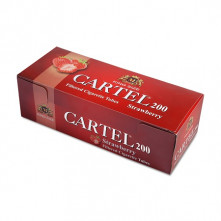 Гильзы для табака Cartel  Strawberry 200 шт